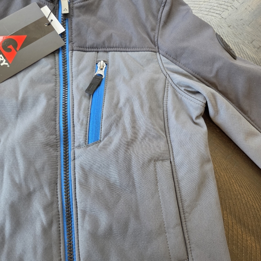 NWT GERRY Boys Falcon Softshell Jacket Gray Iron Blue XXS (2/3) - Picture 6 of 13